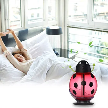 

Personality innovation Beetle Shape Humidifier USB sucker night light For Office Decoration
