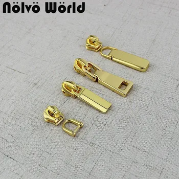 

30pcs 4 sizes mental teeth zipper head + zipper puller Accessory for bags garments fabric DIY accessory