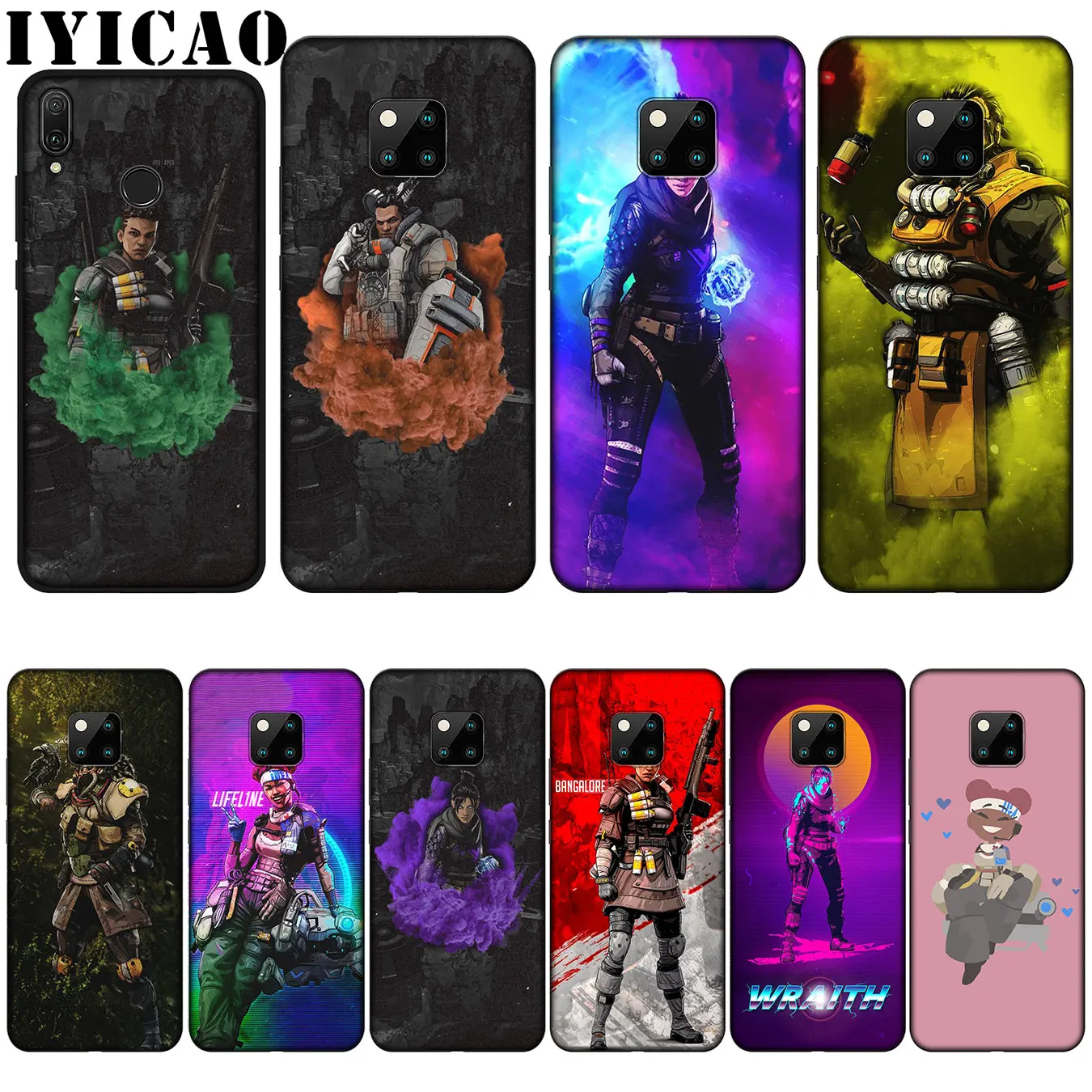 

IYICAO Apex Legends Silicone Soft Case for Huawei Nova 3 3i 2i for Huawei Mate 20 10 Pro Lite