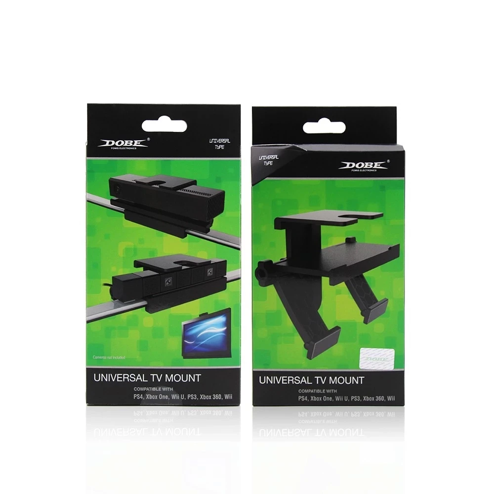 Xbox One Kinect sensor PS4 & PS3 Universal TV Mount Clip Storage Camera Holder for Xbox 360 Xbox Kinect Wii Sensor Bar 