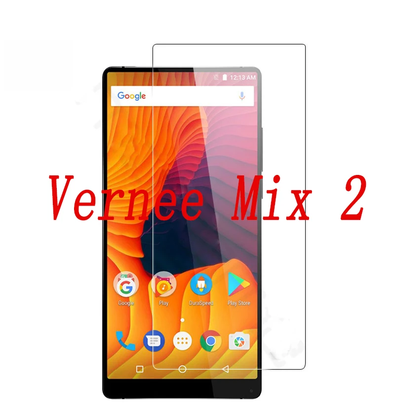 

Smartphone Tempered Glass for Vernee Mix 2 6" 9H Explosion-proof Protective Film Screen Protector cover phone