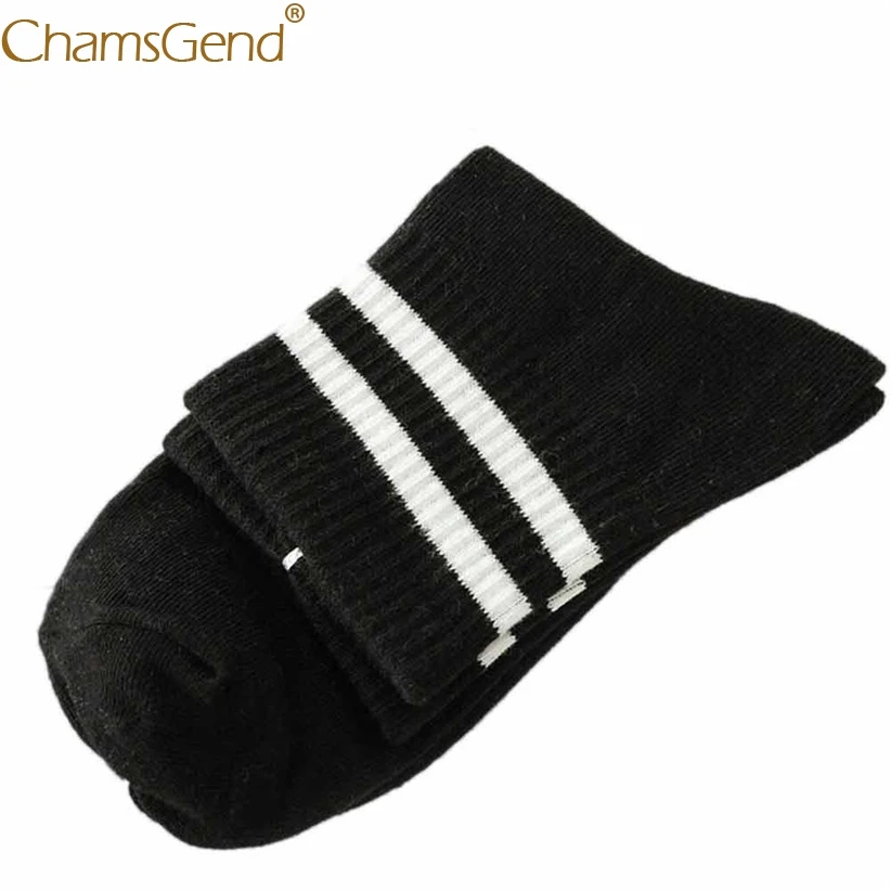 

Chamsgend Hot Unisex Women Men Harajuku Striped Over Ankle Comfortable Cotton Socks 80125