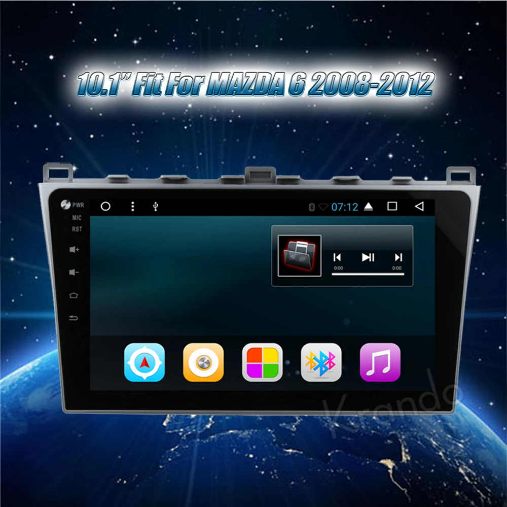 krando mazda 6 android car radio gps navigation multimedia system  (6)