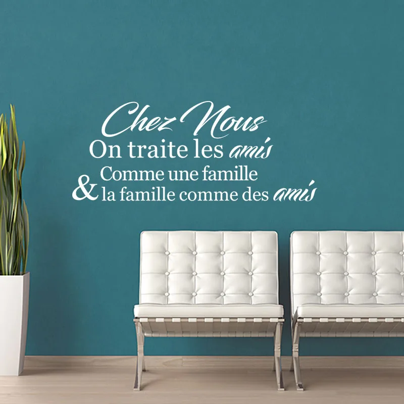 Sticker Citation Chez Nous On Traite Les Amis Vinyl Wall Decal Mural Art Wallpaper Living Room Home Decor Poster Decoration Wall Stickers Aliexpress Sticker Citation Chez Nous On Traite Les Amis Vinyl Wall Decal Mural Art Wallpaper Living Room Home Decor Poster Decoration Wall Stickers Aliexpress