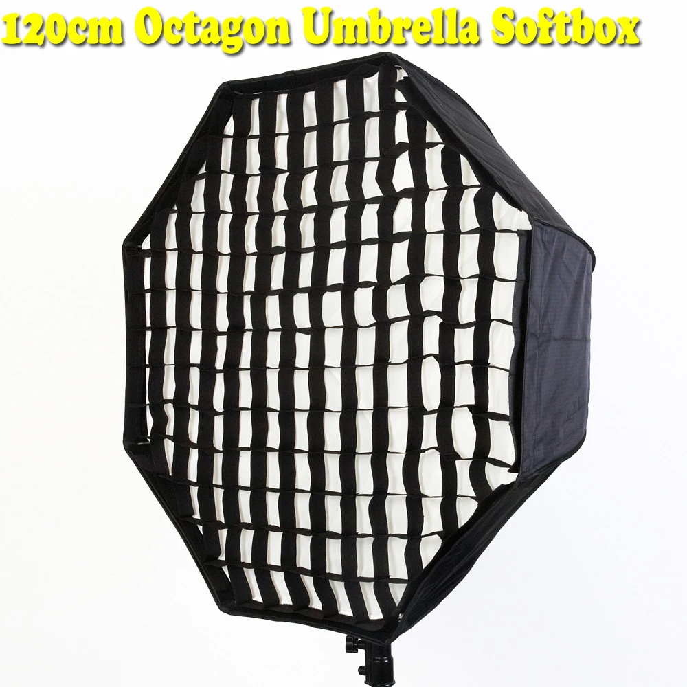 

Photo Studio Diffuser Brolly Reflector With Gird for Speedlite Flash 120cm Octagon Umbrella Softbox Photography Studio Soft Box