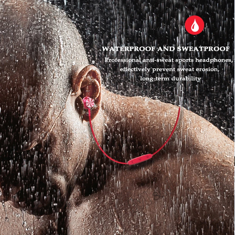 M & J IPX4 спортивные наушники Bluetooth 4 2 для телефона Беспроводная гарнитура с
