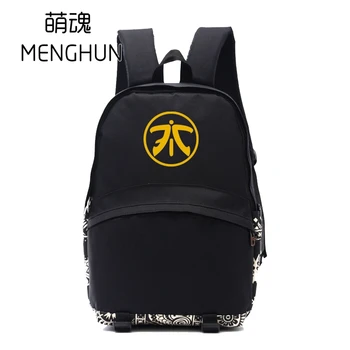 

E sport pro team Fnatic logo printing game fans nylon backpacks game team fans backpacks NB285
