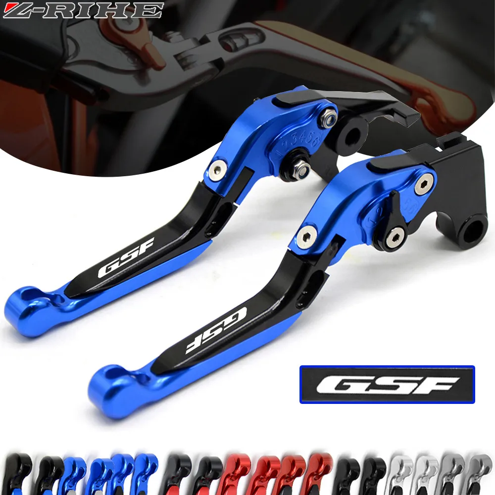 

For SUZUKI GSF 1200 GSF1200 BANDIT 2001-2006 Clutch Brake With Logo GSF Motorcycle CNC aluminum Adjustable Brake Clutch Levers