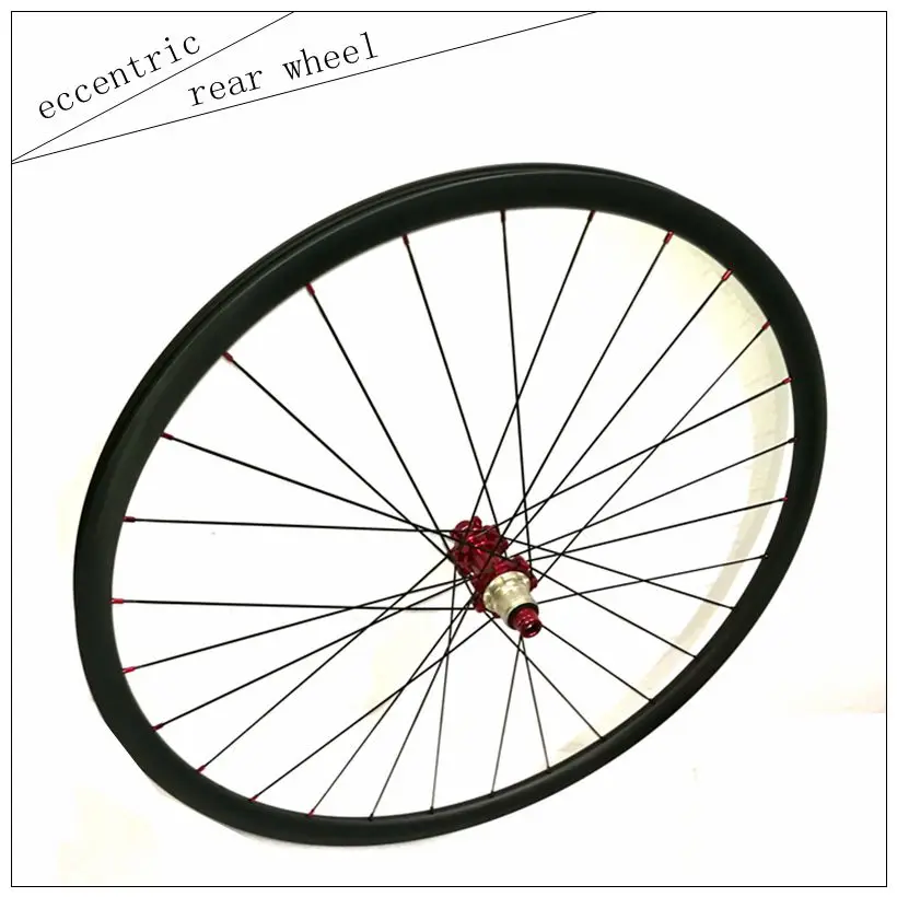 Cheap New!33mm*30mm Eccentric carbon mountain bike wheel 27.5er&650b/29er all mountain carbon wheel full carbon mtb wheelset 4