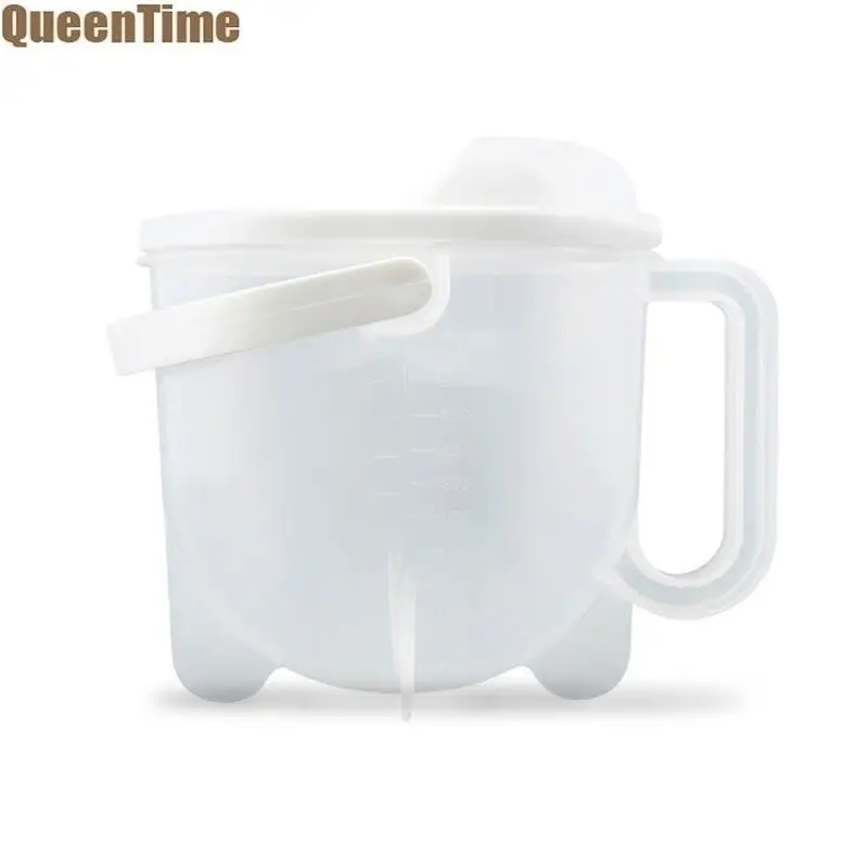 

QueenTime Rice Washing Strainer Plastic Bean Washing Tools Kitchen Utensils Mesh Colanders Food Storage Container With Handle