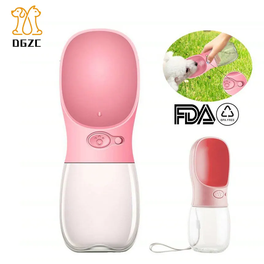 

Portable Dog Water Bottle Pet Water Dispenser Food Grade Leak Proof Dog Cat Travel Drink Bottle Bowl Outdoor Drinking Cup