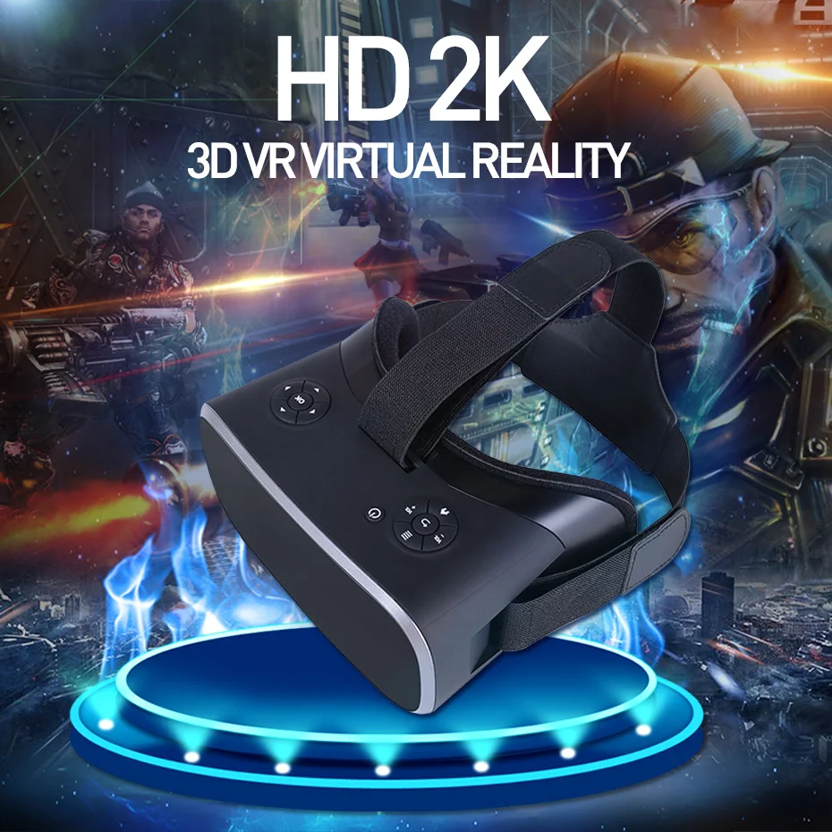 3D VR очки Виртуальная реальность все в одном гарнитура HDMI S900 четырехъядерный 2K WiFi