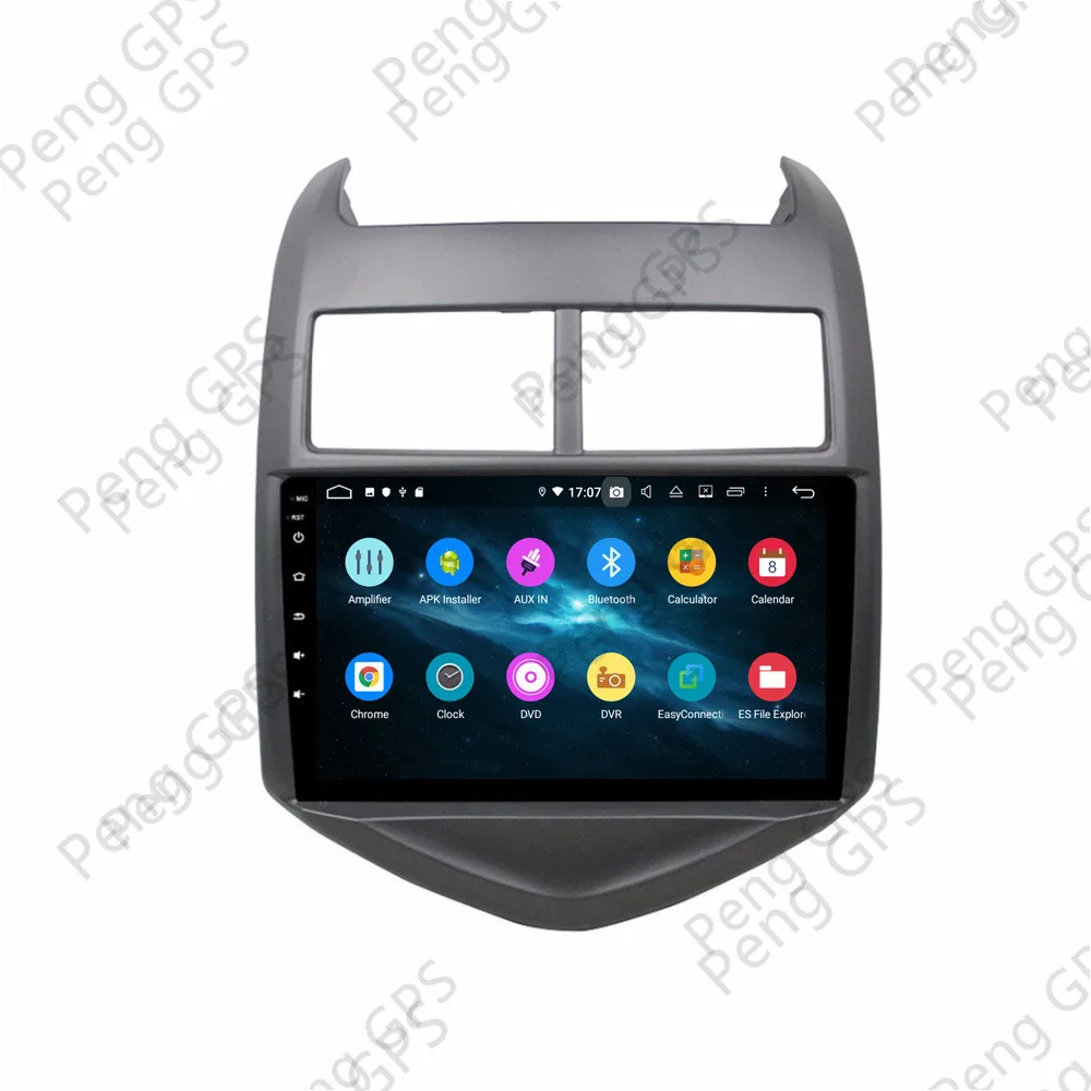 Cheap Car Radio Screen for Chevrolet Aveo/Sonic 2011-2015 GPS Navigation Recorder Headunit Multimedia Player Android 9 DSP 4+64G 3