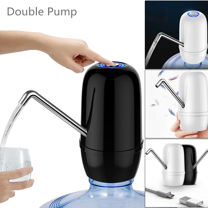 Water Bottle Dispenser Wireless Rechargeable Electric Water Pump