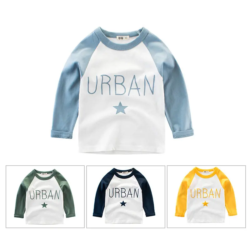 Kids Cotton T Shirt Spring Autumn Long Sleeve Clothing Cartoon 2019 Brand New T-Shirts Boy Girls Casual Children Clothes Tees