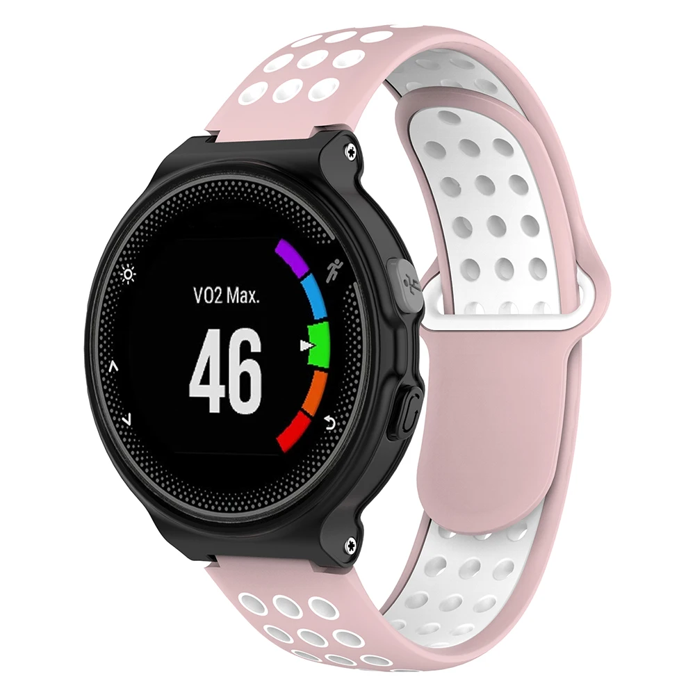 Силиконовый ремешок на запястье для Garmin Forerunner 220 230 235 630 620 735 645 S20 S6 S5 Смарт-часы замена ремень ремешок для часов