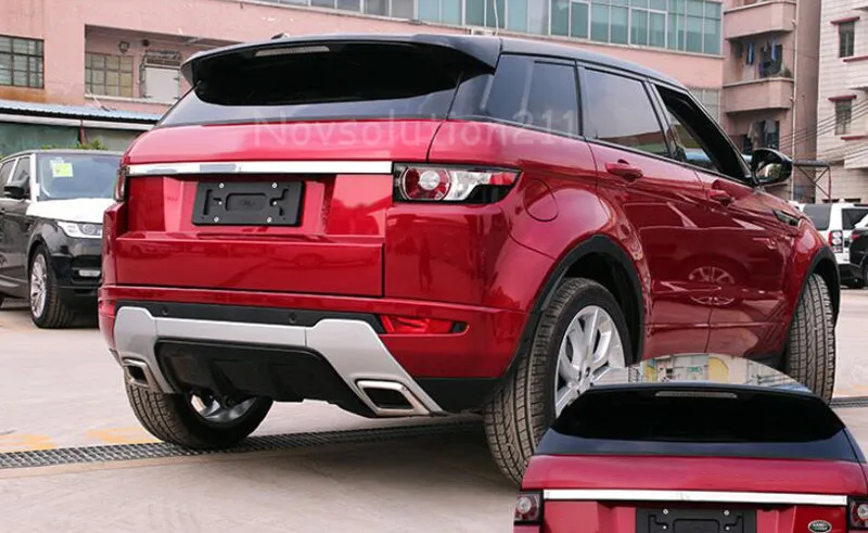 Us 23 05 13 Off Car Styling Rear Trunk Tail Gate Molding Trim Cover For Range Rover Evoque 2011 2012 2013 2014 2015 2016 In Interior Mouldings From