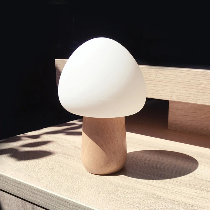 En Bois Multicolore Champignon Led Veilleuse Silicone Couverture Rechargeable Telecommande Lampe Lumiere Pour Cadeau Enfants Bebe Aliexpress