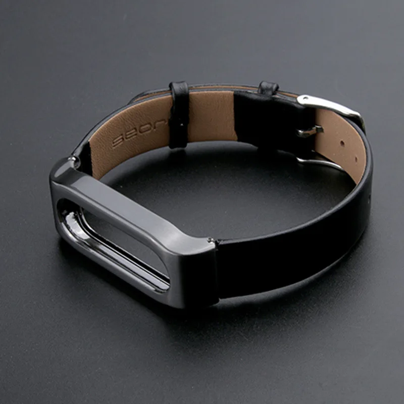 Распродажа Группа Miband Xiaomi Mi 1 S Кожаный Ремешок на Запястье Браун Черный Цвет