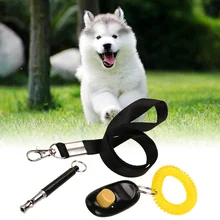 Silbato ultrasónico 3 en 1 para entrenamiento de perros, con clic ajustable y cordón gratis, suministros de entrenamiento para mascotas