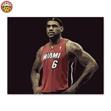 Картина по номерам художественная краска по номеру DIY Цифровая живопись, озеро Джеймс, канцлер Страйкера, футбольный клуб, Н