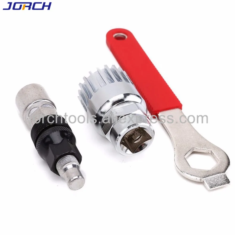 

1set Bottom Bracket Spindle Remover Repair Crankset Crank Wrench Handle Puller Remover Repair Tool Red Bicycle Bike Cycling