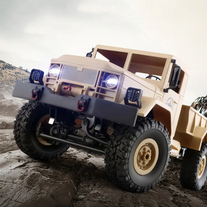 

New Arrival WPL WPLB-1 1/16 2.4G 4WD RC Crawler Off Road Car With Light RTR Toy Gift For Boy Children