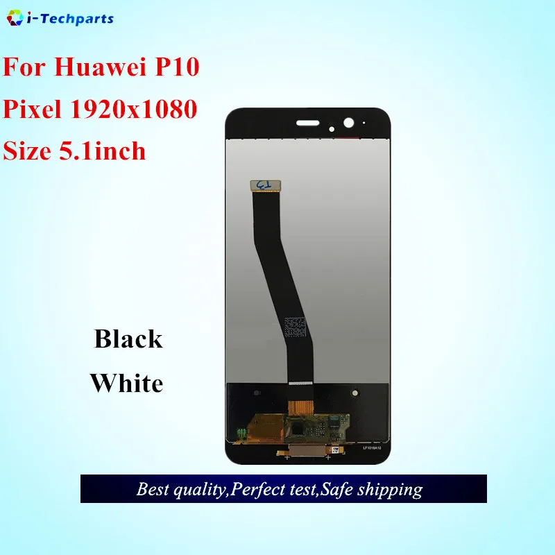 

Original For HUAWEI P10 LCD Display Screen + Digitizer Touch Screen 5.1inch,Black White