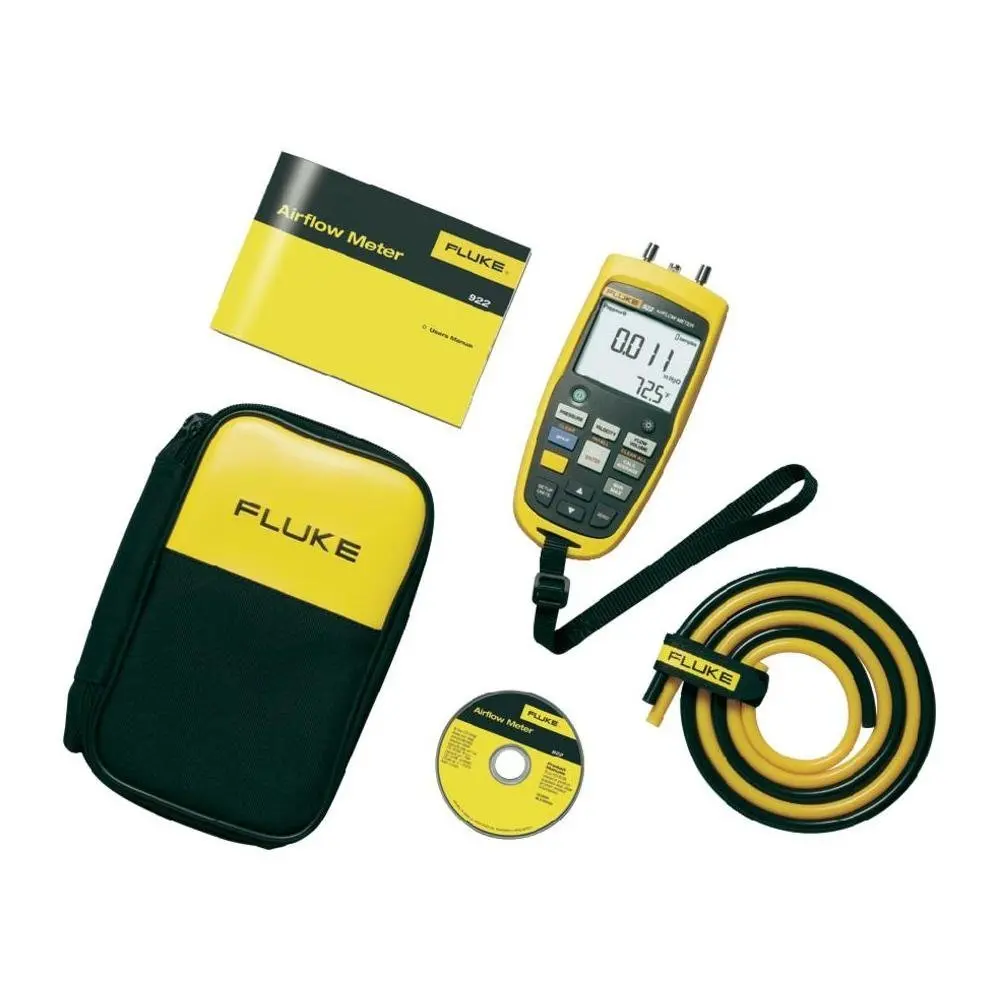 

Fluke 922 / Fluke 922 KIT HVAC Pressure Airflow Meter/Micromanometer Tester