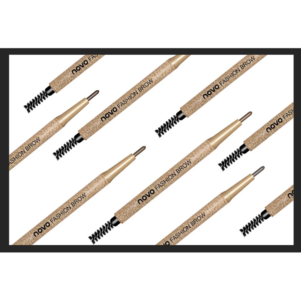 Manooby Waterproof Long-lasting Easy to Wear Eyebrow Enhancers 4 Color Automatic Pen with 3 refill Pencil | Красота и здоровье