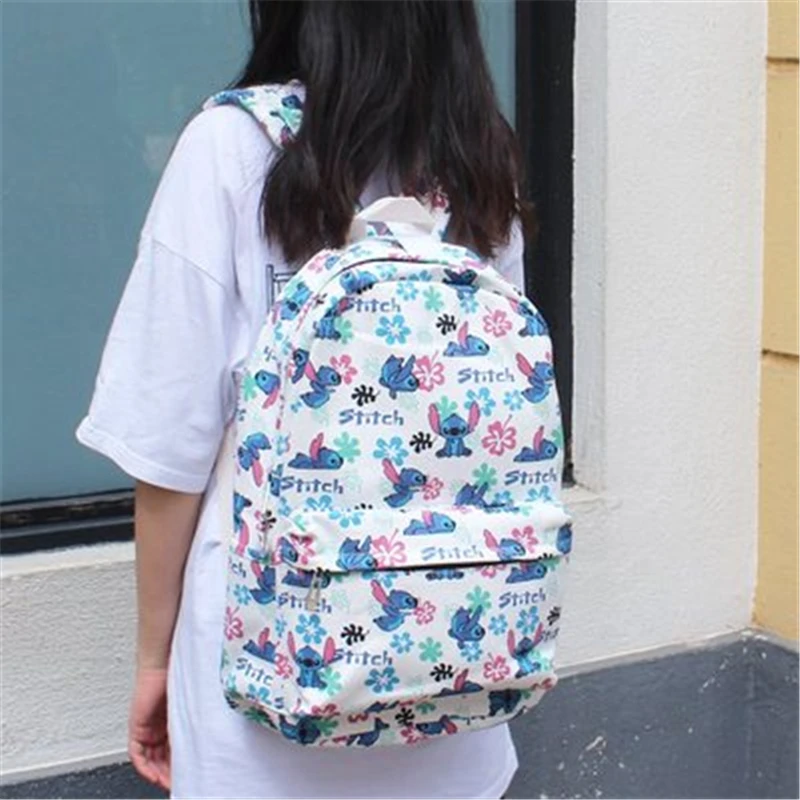 Top Girls School Bag Anime Cat Girl Canvas Backpack Travel Rucksack Handbag Bags