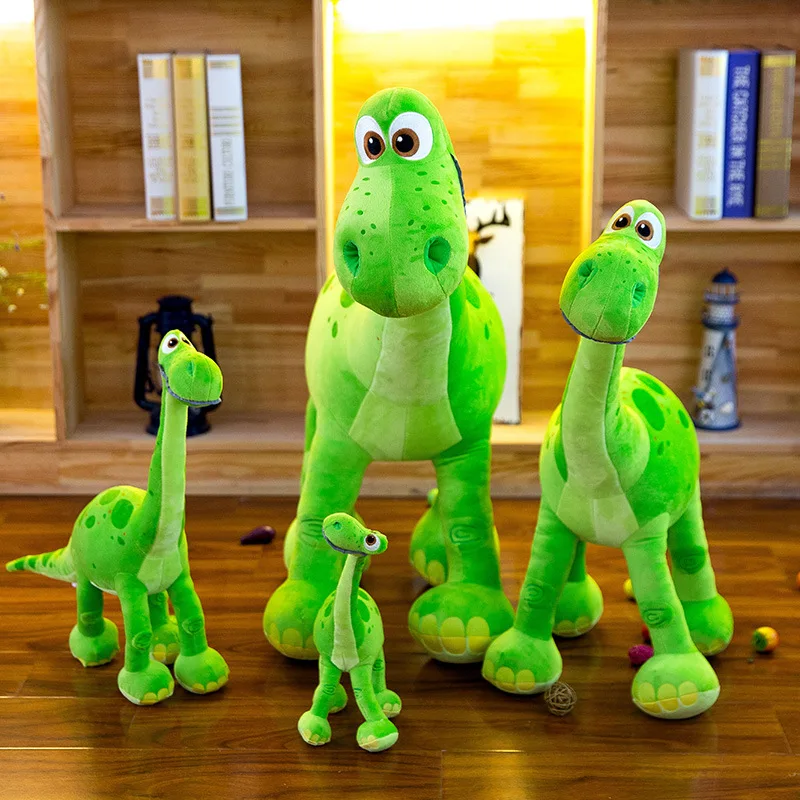 

XINTOCH Dinosaur Toys Plush Green Cute Cushion Stuffed Sweetie Animals Pillow Kawaii Dolls PP Cotton Gift for Kids Drop Shipping