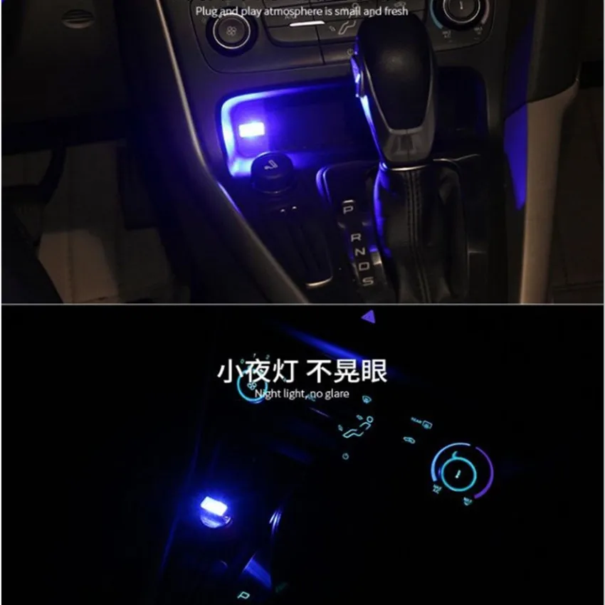 Автомобильная USB Светодиодная интерьерная подсветка для гольфа 5 bmw e53 f30 vectra audi a4 b7 Nissan Leaf qashqai toyota aygo Vauxhall Vivaro audi rs5