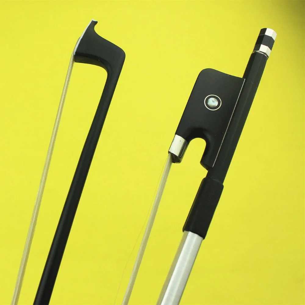 1 pcs Professional black Carbon fiber viola bows.violin accessoriesin