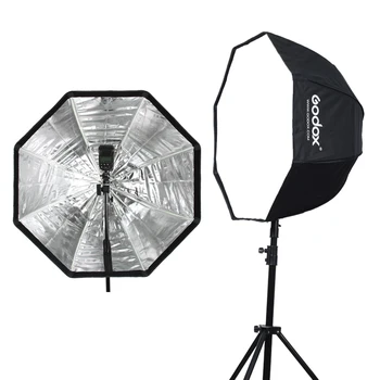 

Godox 80cm 31.5in Portable Octagon Softbox Umbrella Brolly Reflector for Speedlight Flash Reflector for Flash Speedlight