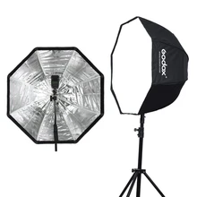 Godox 80cm 31.5in Portable Octagon Softbox Umbrella Brolly Reflector for Speedlight Flash Reflector for Flash Speedlight