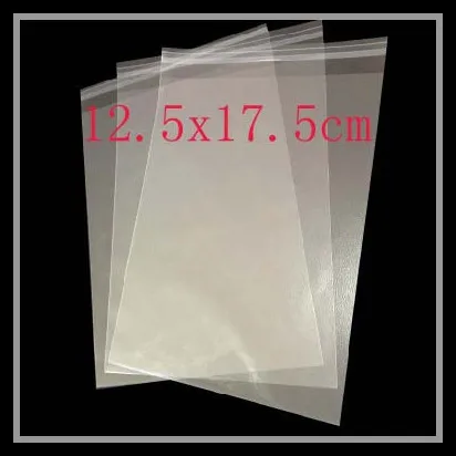 

200pcs/lot High quality bags Clear cellophane bags,Gift bags, jewelry bags, packaging bag, OPP bag, 12.5x17.5cm