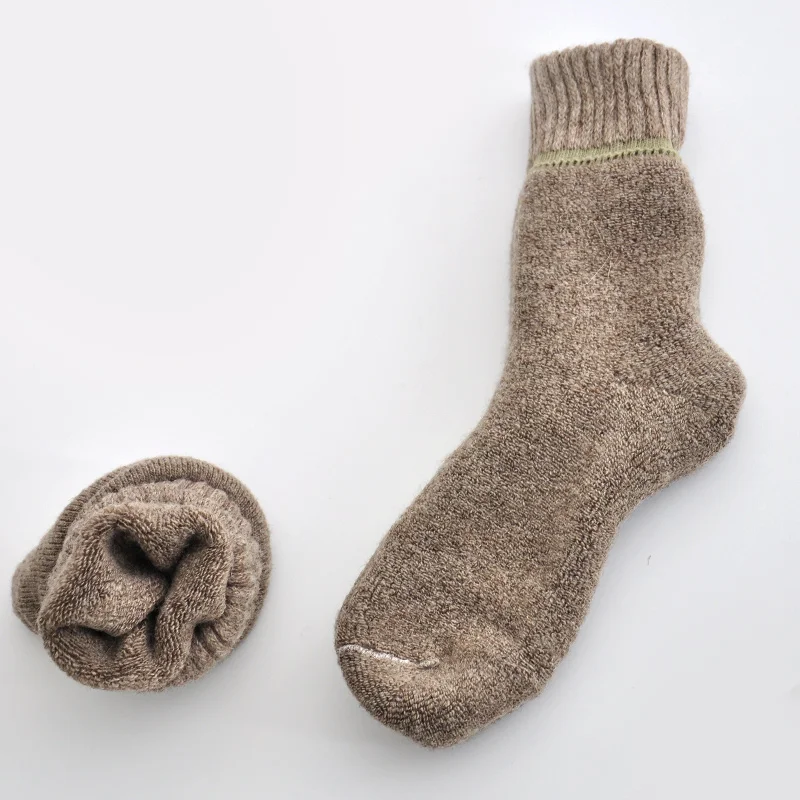 Женские супертолстые шерстяные носки высококачественные носки из кроличьей шерсти теплые зимние носки