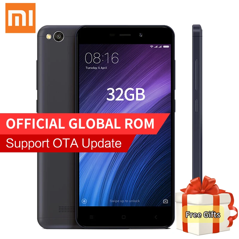 Цена за Оригинал xiaomi redmi 4а pro смартфон 2 ГБ ram 32 ГБ rom snapdragon 425 Quad Core 13.0MP Камера 4 Г FDD LTE MIUI 8.1 OTA обновление Цена за Оригинал xiaomi redmi 4а pro смартфон 2 ГБ ram 32 ГБ rom snapdragon 425 Quad Core 13.0MP Камера 4 Г FDD LTE MIUI 8.1 OTA обновление