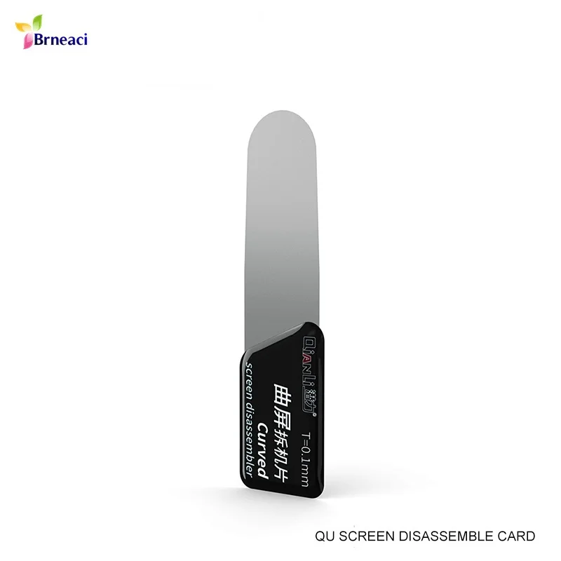 

QianLi Latest 5pcs 2pcs Disassemble Card Curved Screen Mobile Phone LCD Open Layer Separation Tool Teardown Card Thin Blade