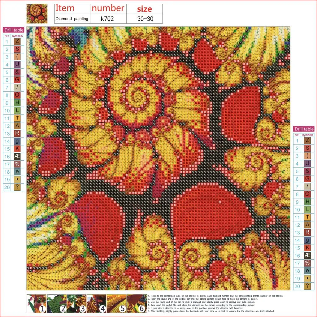 30X30cm Diamond Embroidery Paintings Rhinestone Pasted DIY Diamond Painting Cross Stitch - Цвет: D