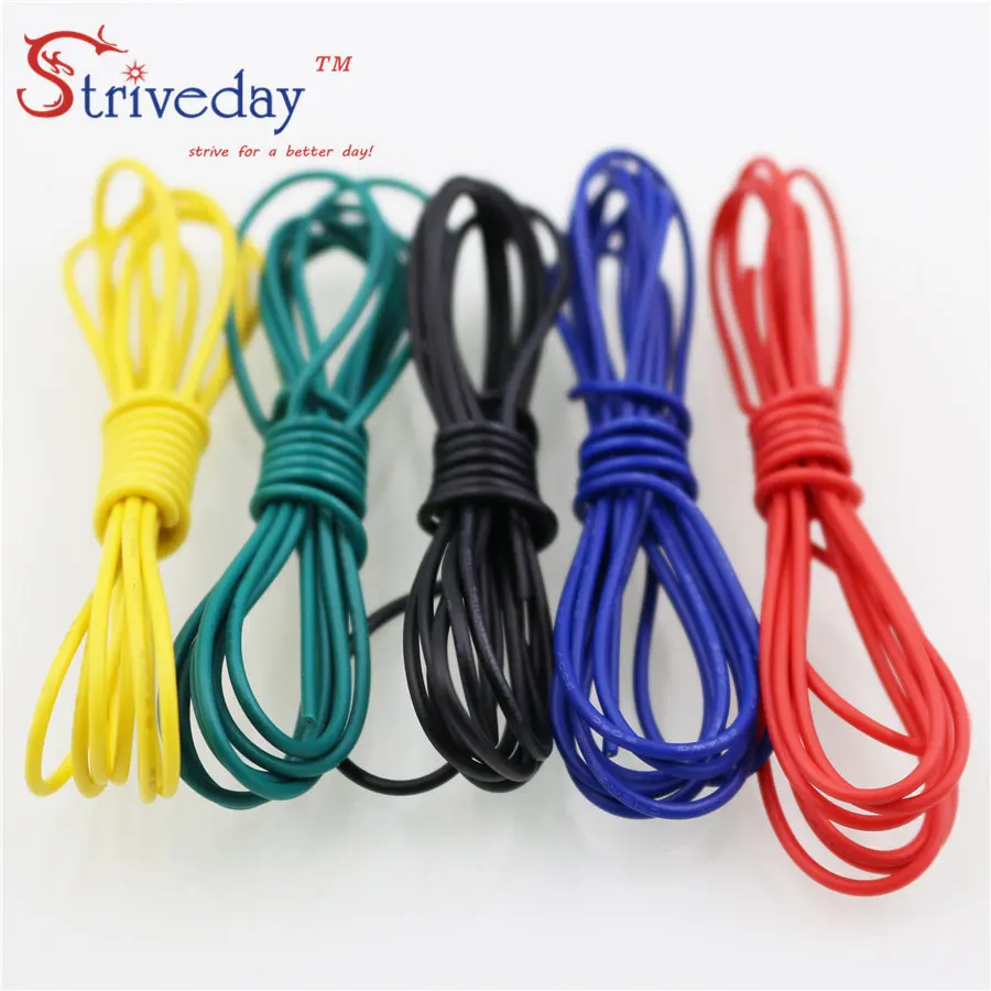 1 м/1007 фута UL 18 AWG кабель Луженая медная проволока PCB электрические провода кабели