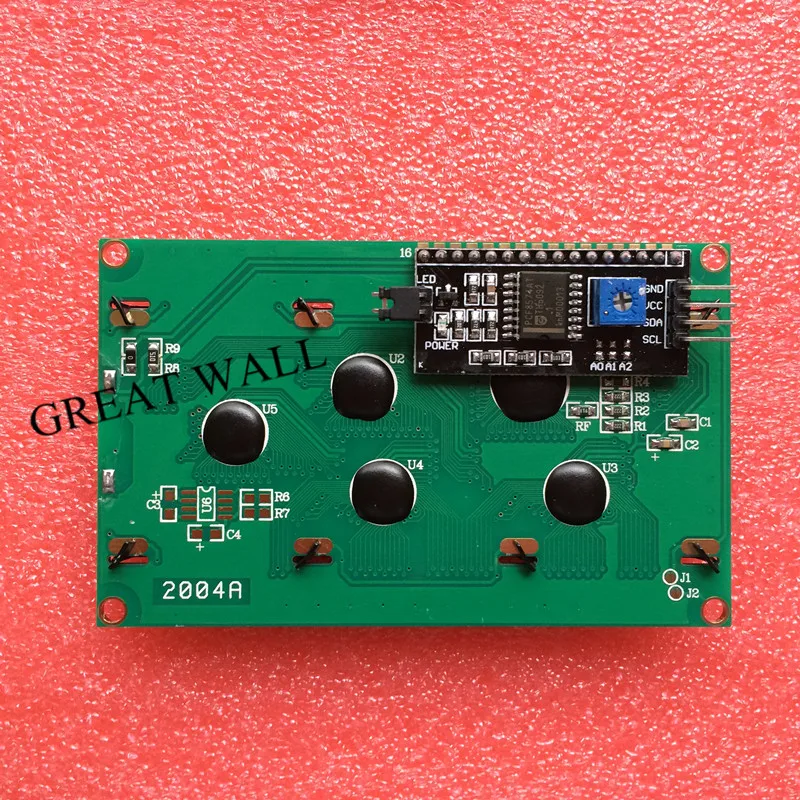 10PCS LCD2004 I2C 2004 20x4 2004A blue screen HD44780 for font b arduino b font Character