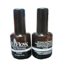 BTT-99 New 2Pc 14ML Ezflow Natural Nails Primer Nail Art Tool Products Acrylic Base Coat For UV GEL & Acrylic Tips