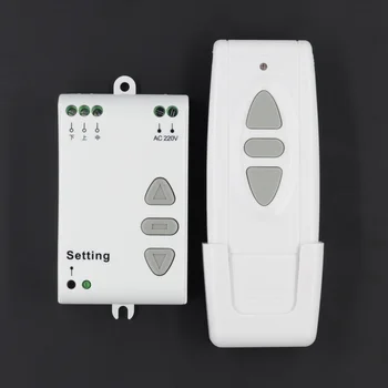 

AC 220V Motor Remote Controller Wireless Remote Control Switch UP Down Stop Tubular Motor Controller Motor Forward Reverse TX RX