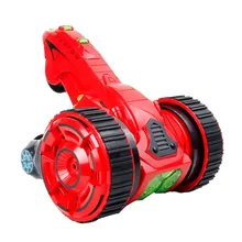 2,4 ГГц дистанционное управление автомобили трюк rc автомобиль Высокое скорость мигает 3D флип ролл красный и синий Электрический Race двойной S ИГ