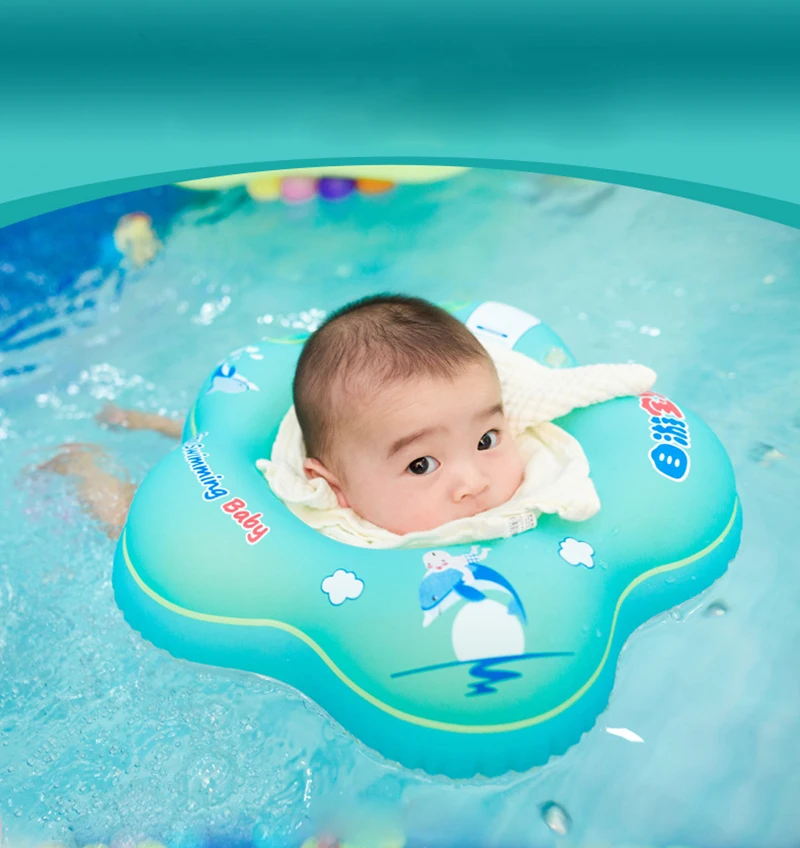 Двойной воздушный шар утолщение детский надувной нашейный плавательный круг для новорожденных круг для купания Надувное колесо игрушки для воды спасательный буй