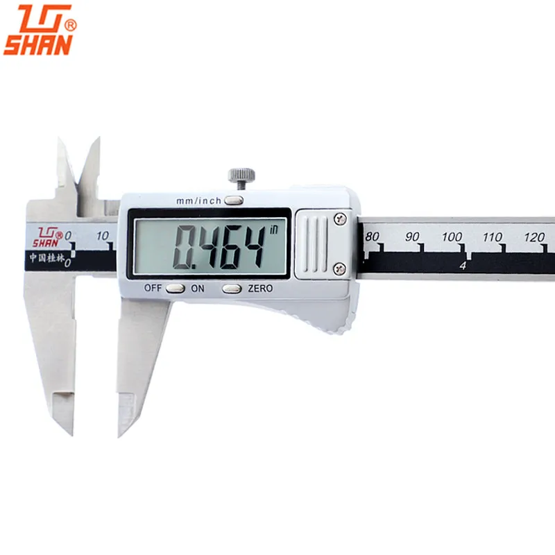 SHAN Digital Calipers 0 150 200mm Stainless Steel Big LCD Inch mm Vernier Caliper font b