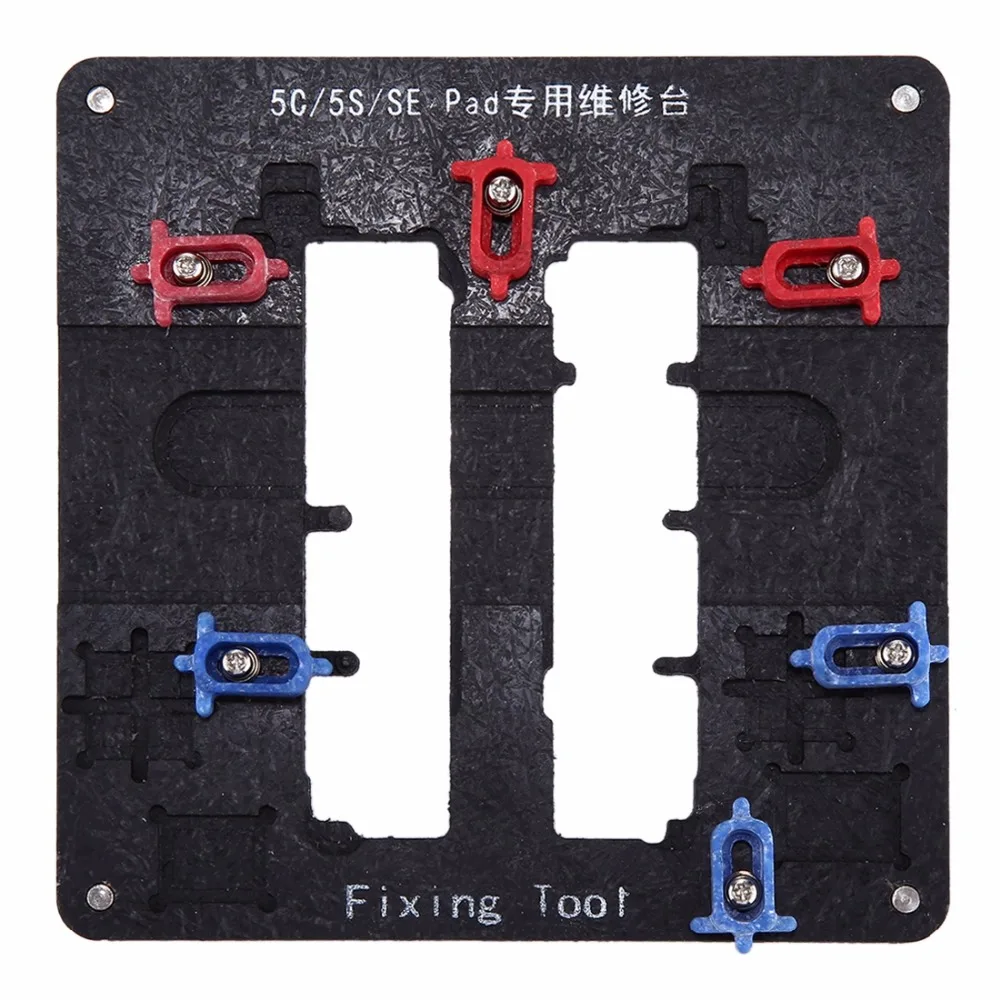 

Anti-static High Precision High-temperature Resistant Motherboard Repairing Fixing Holder for iPhone 5c & 5s & SE