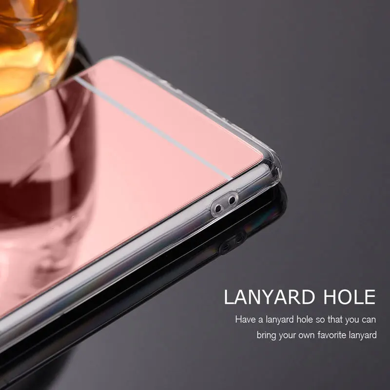 Makeup Plating Mirror Case For Samsung Galaxy A20 A30 A40 A50 A70 M10 M20 Galaxy S10E S10 plus 5G Silicone TPU Back Cover Capas